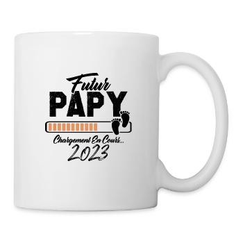 Futur Papy 2023 Annonce Grossesse - Mug blanc - blanc - Droite