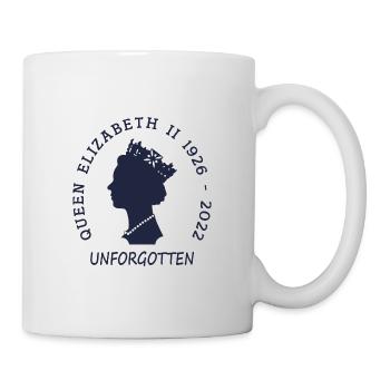 Queen Elizabeth II Unforgotton - Tasse - Weiß - Rechts