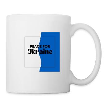 Symbole de la paix mondiale Paix mondiale Ukraine Russie - Mug blanc - blanc - Droite