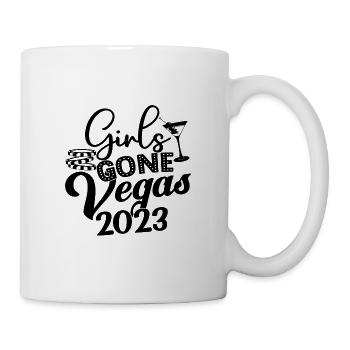 Girls Gone Vegas 2023 - Fête du week-end Girls Trip - Mug blanc - blanc - Droite