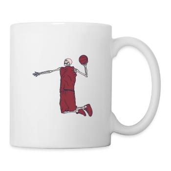 Basketball player skeleton - Mug - white - Right