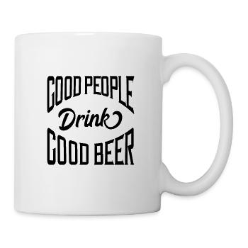 Good people drink good beer - Mug - white - Right