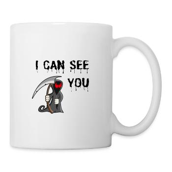 Halloween Creepy Cemetery Sensemann Death Vampires - Mug - white - Right