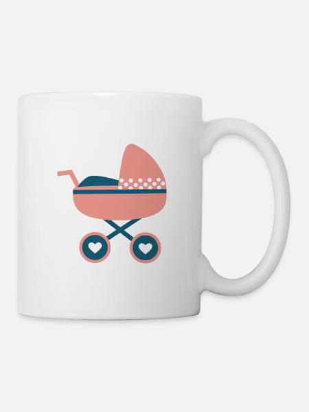 Baby Geburt Geschenke - Tasse - Weiß