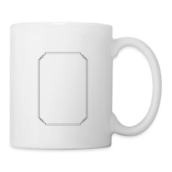 Cadre vintage - Mug blanc - blanc - Droite