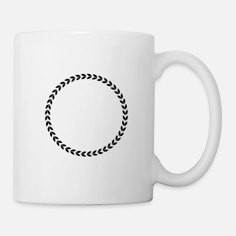 Kranz - Tasse - Weiß