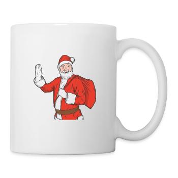 Weihnachtsmann - Tasse - Weiß - Rechts