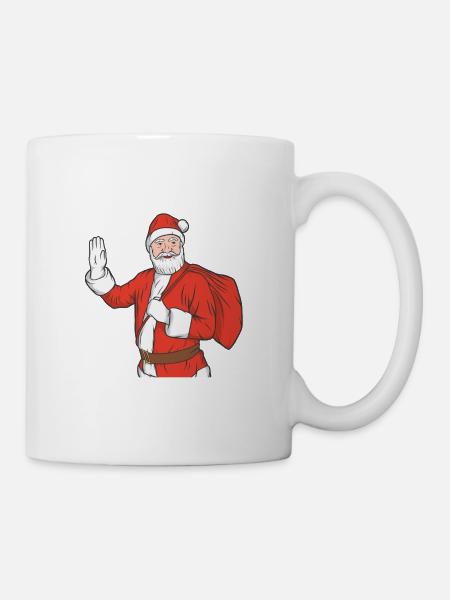 Weihnachtsmann - Tasse - Weiß