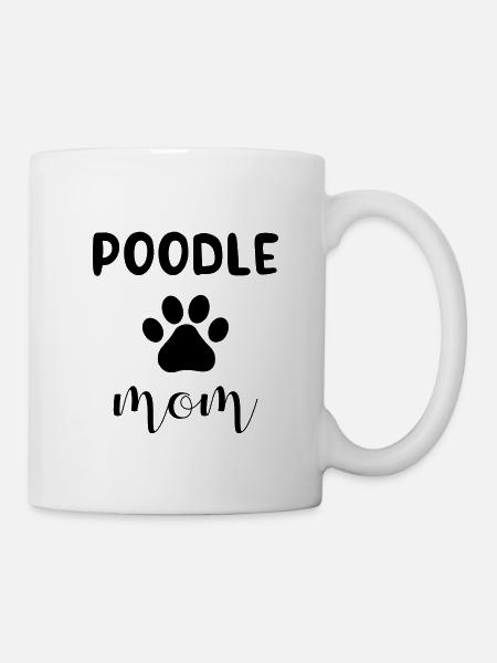 Poodle Mom - Tasse - Weiß
