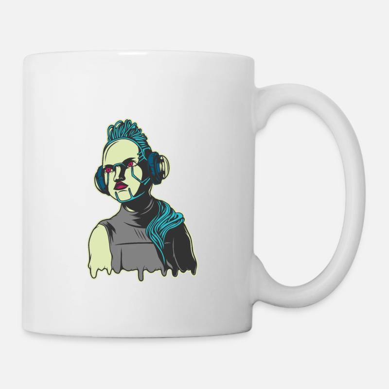 Roboter - Tasse - Weiß