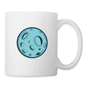Mond - Tasse - Weiß - Rechts