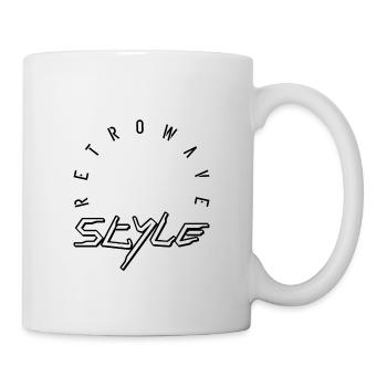 Retrowave style - Mug - white - Right