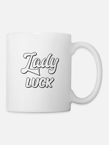 Lady Luck - Tasse - Weiß