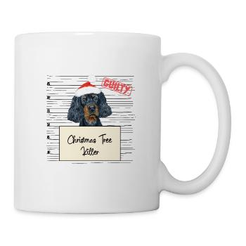 Weihnachtsbaum Umschubser Gordon Setter - Tasse - Weiß - Rechts