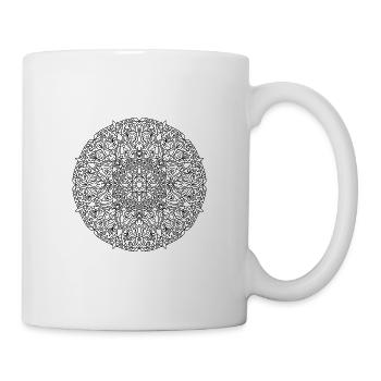 Flowers Mandala - Mug - white - Right