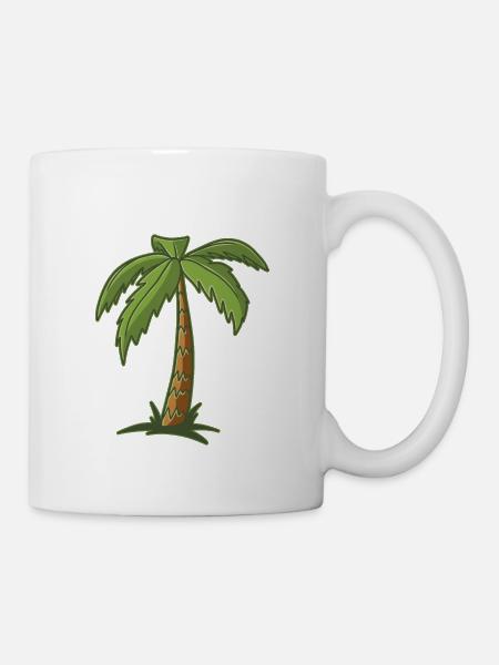 Palm tree - Mug - white