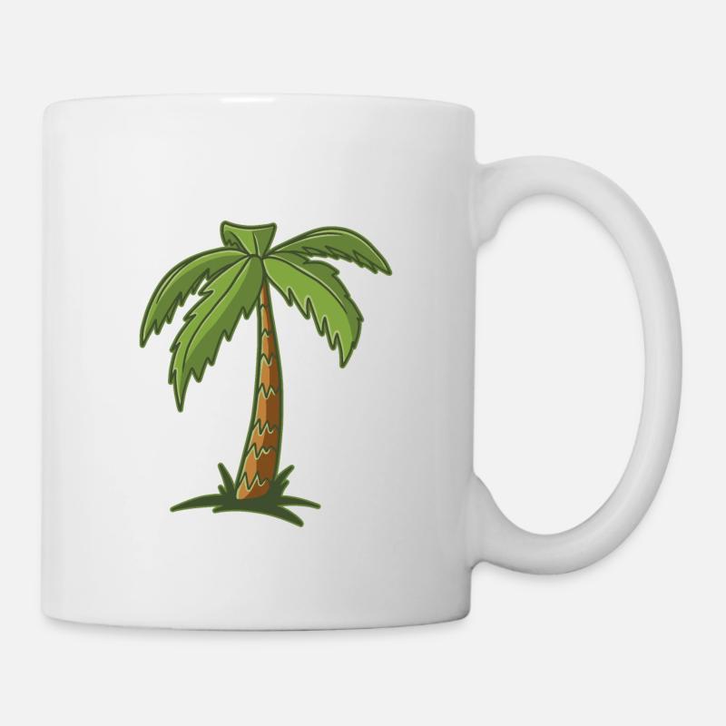 Palmier - Mug blanc - blanc