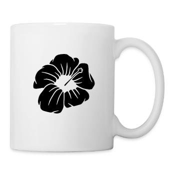 Blume - Tasse - Weiß - Rechts