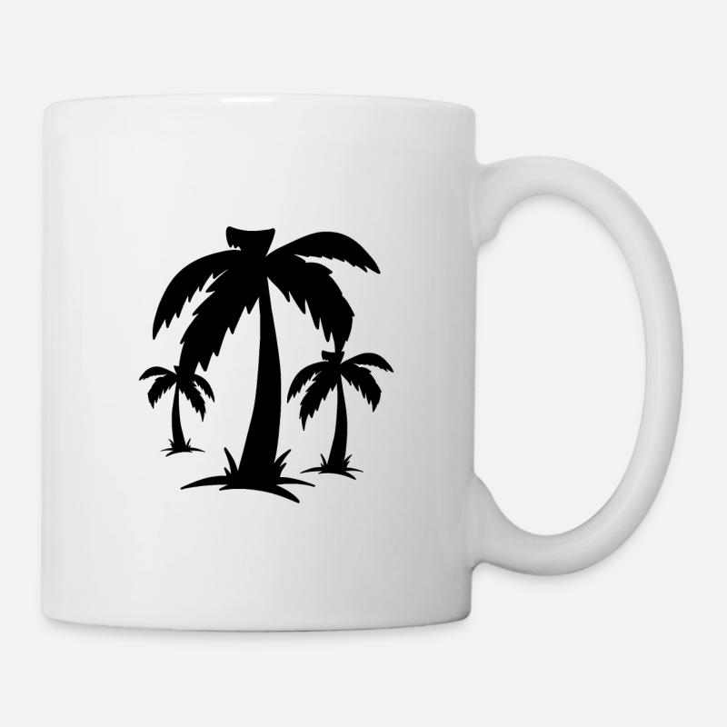 Palmen Palms - Tasse - Weiß