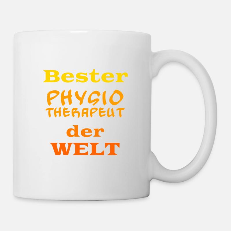 Bester Physiotherapeut der Welt! Physiotherapie - Tasse - Weiß