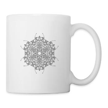 Flowers Mandala - Mug - white - Right