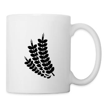 Weizen Ähre - Tasse - Weiß - Rechts