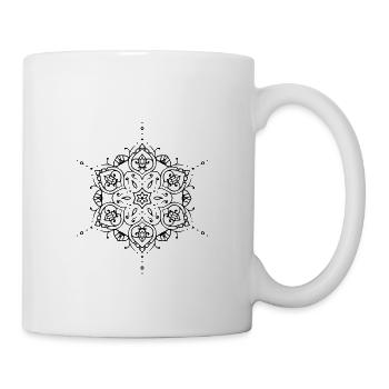 Flowers Mandala - Mug - white - Right