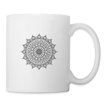 Flowers Mandala - Mug - white - Right