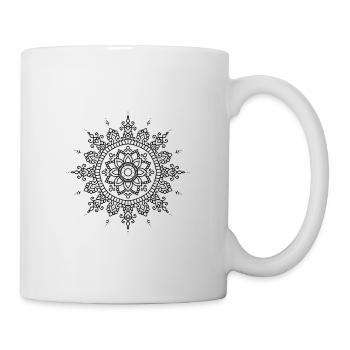 Flowers Mandala - Mug - white - Right