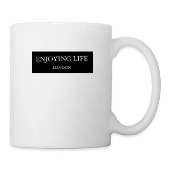 Enjoying Life - Elegant and Sporty - Mug - white - Right