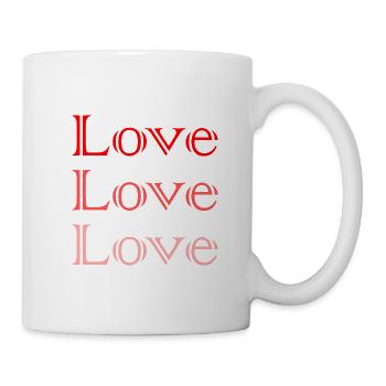 VALENTINE'S DAY,BACHELORETTE PARTY,I LOVE YOU,I LOVE YOU,LOVE - Mug - white - Right