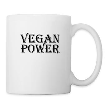 Vegan Plant Based Gesundheit Heilung Detox - Tasse - Weiß - Rechts