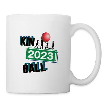 Kinball 2023 Ballsport Trendsport Mannschaftssport - Tasse - Weiß - Rechts