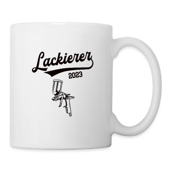 Lackierer 2023 Autolackierer Fahrzeuglackierer - Tasse - Weiß - Rechts