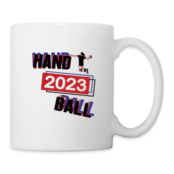 Handball 2023 Handballerin Frauenhandball Spiel - Tasse - Weiß - Rechts