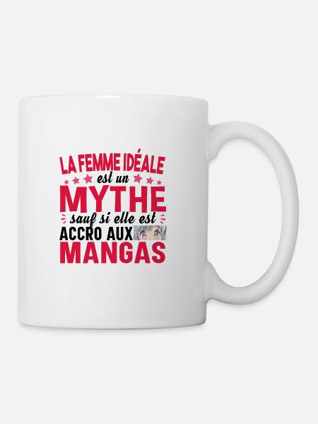 Manga Anime Japon Japonais Otaku Weeb Merch Humour - Mug blanc - blanc