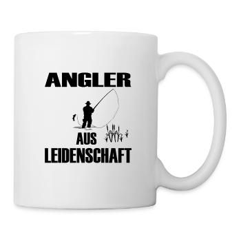 Angeln - Tasse - Weiß - Rechts