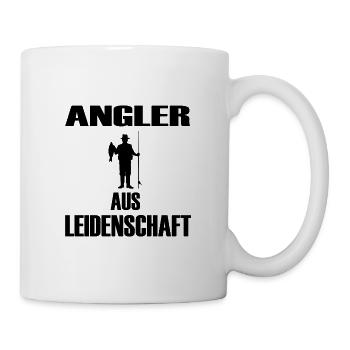 Angeln - Tasse - Weiß - Rechts