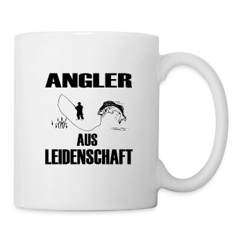 Angeln - Tasse - Weiß - Rechts