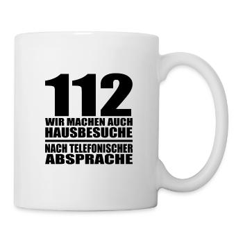 Feuerwehr - Tasse - Weiß - Rechts