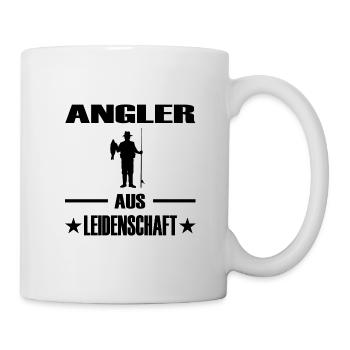 Angeln - Tasse - Weiß - Rechts