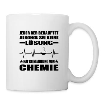 Chemie - Tasse - Weiß - Rechts