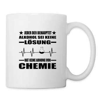 Chemie - Tasse - Weiß - Rechts