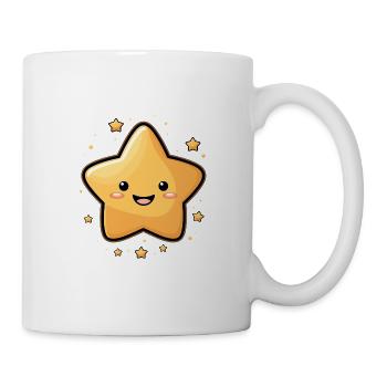 Laughing Star Night Sky Fun Gift - Mug - white - Right