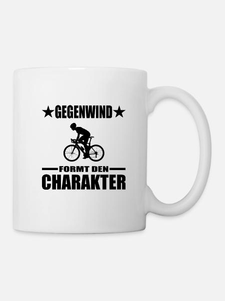 Fahrrad - Tasse - Weiß