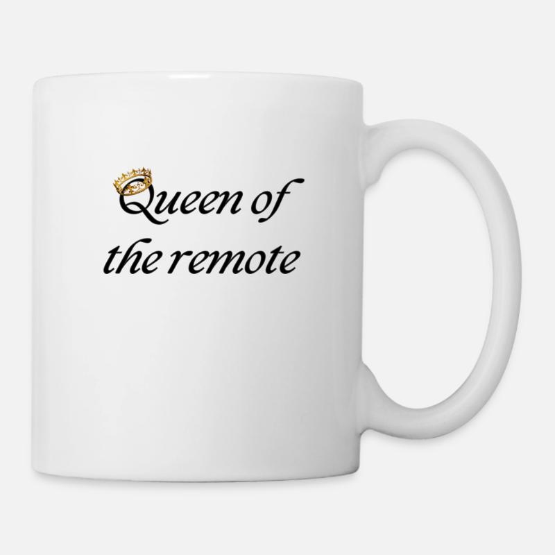 Queen of the remote - Mug - white