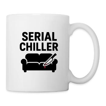 Serial Chiller Shirt – Funny True Crime Podcast - Mug - white - Right
