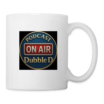 Podcast On Air Dubble D Badge - Mug - white - Right