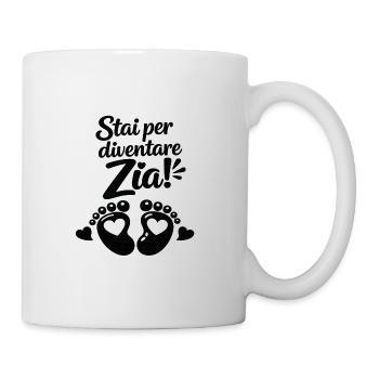 Stai per devenir Zia ! - Mug blanc - blanc - Droite