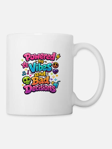 Powered by Vibes - Mug blanc - blanc
